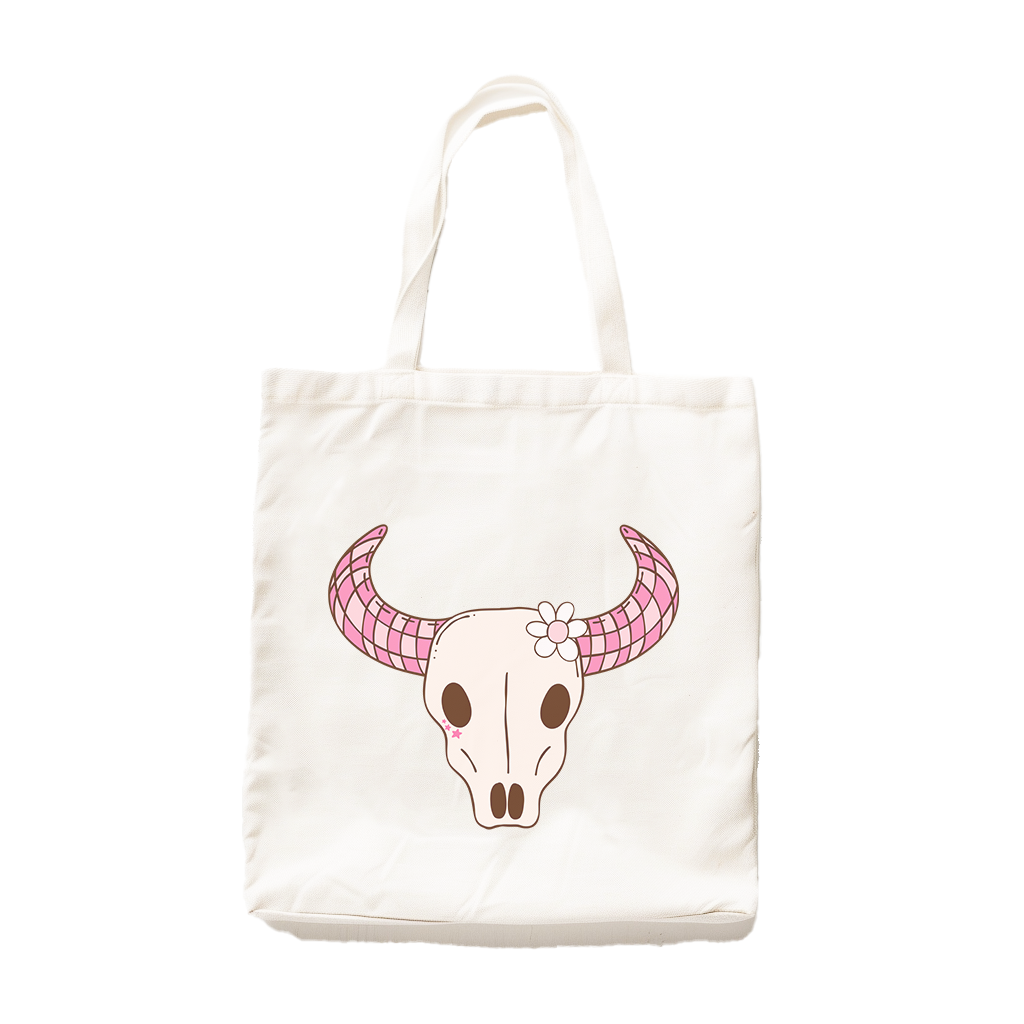 "Yee Haw" Skull Tote Bag