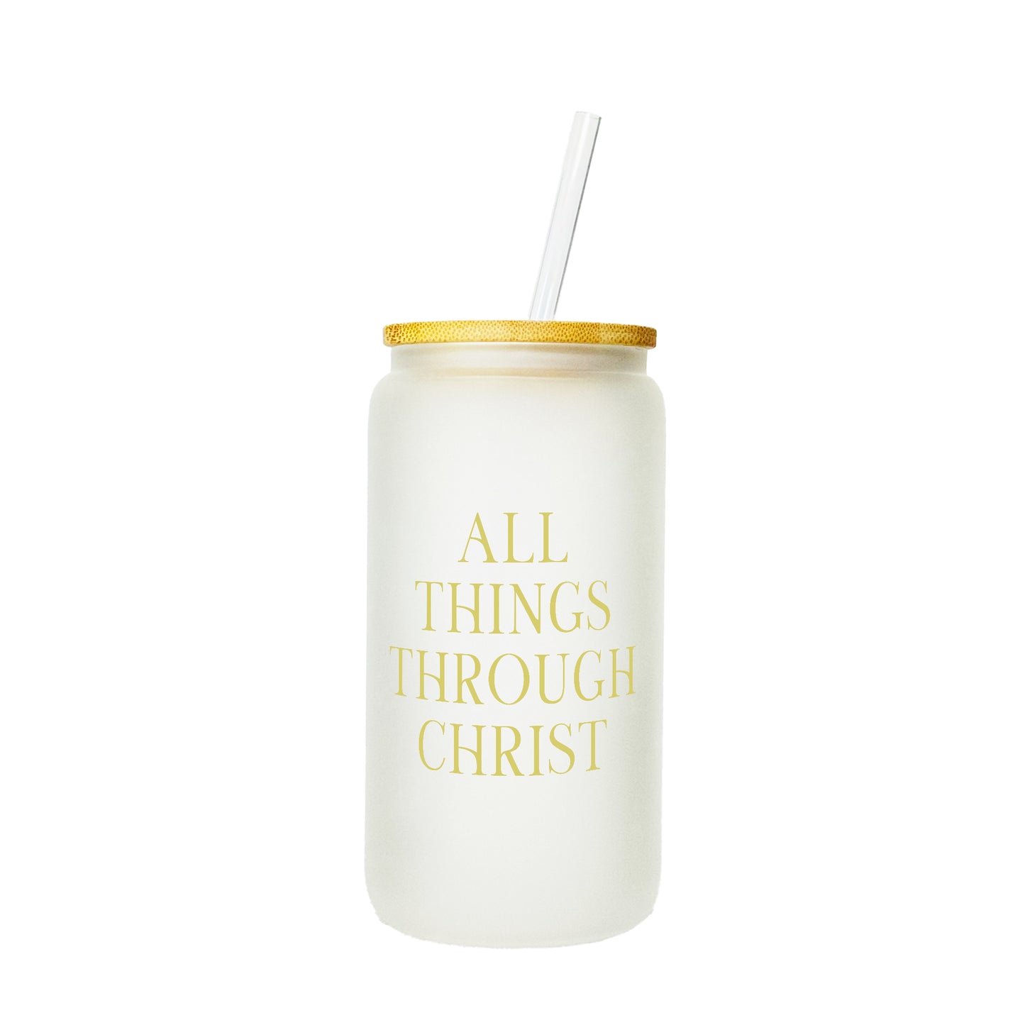 Divine Quotes Glass Tumbler