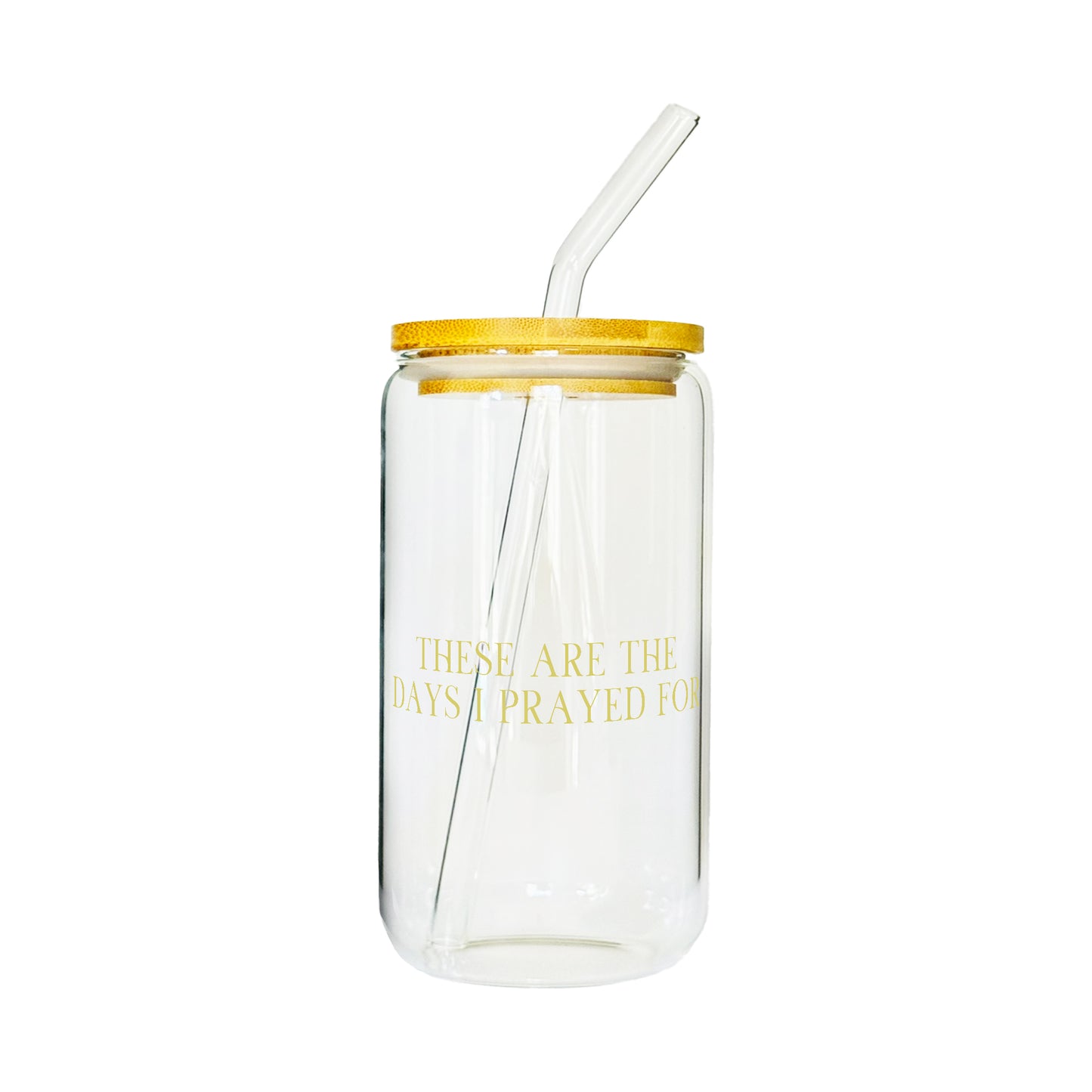 Divine Quotes Glass Tumbler
