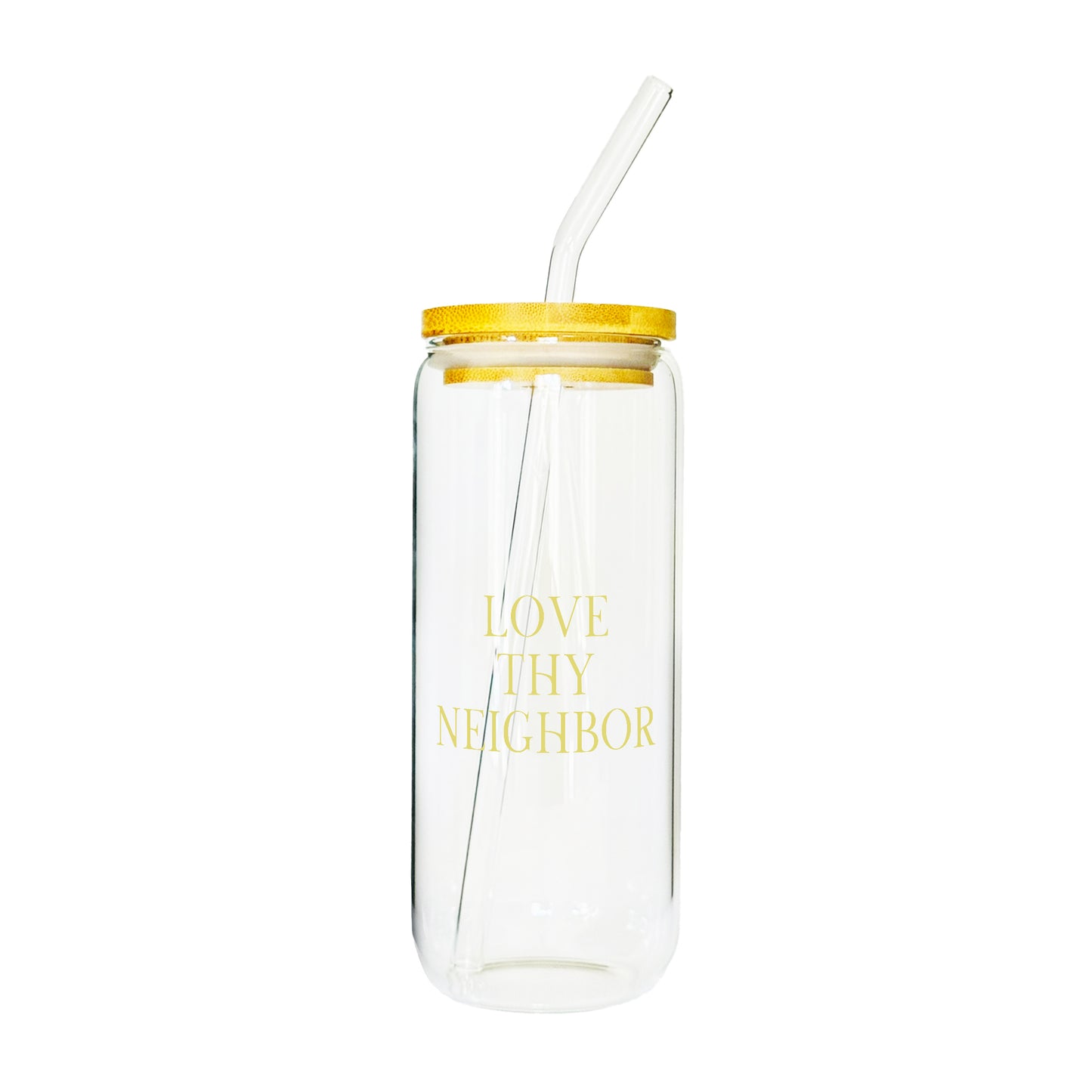 Divine Quotes Glass Tumbler