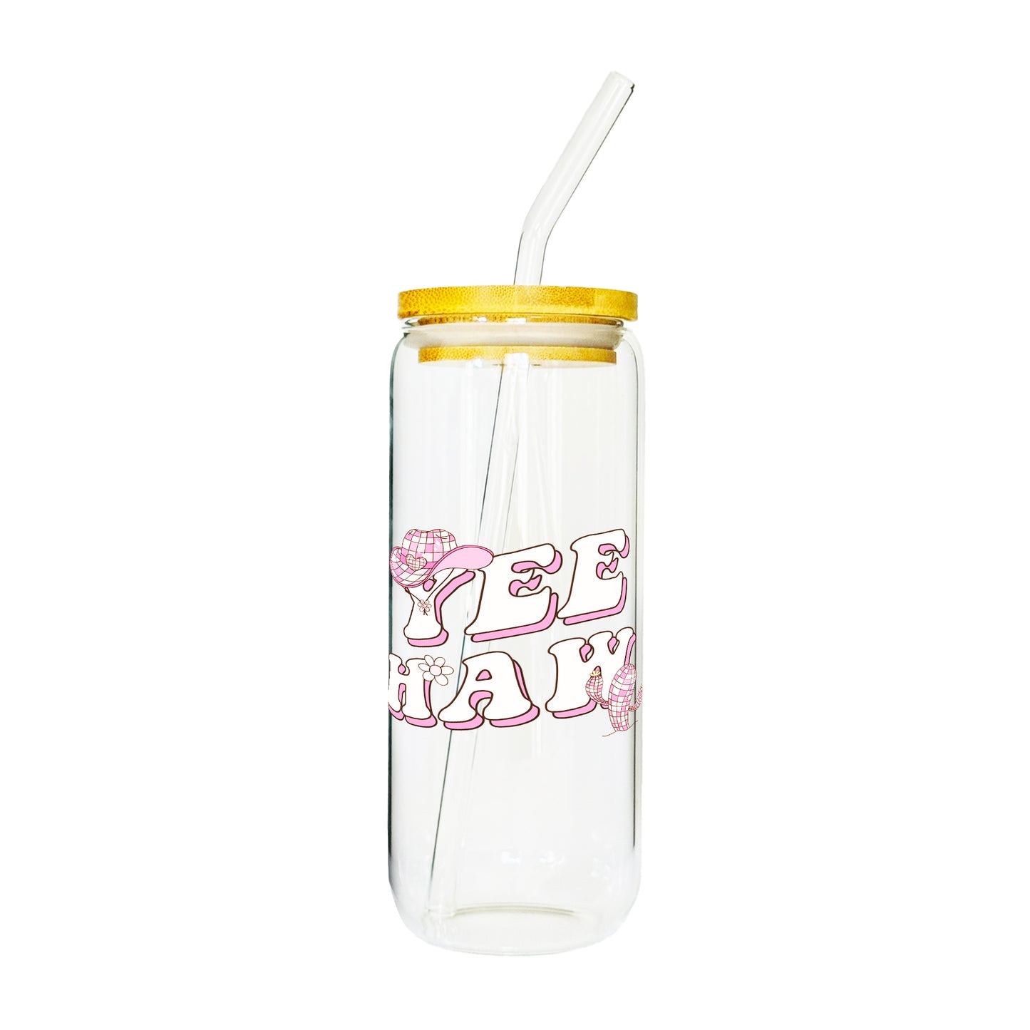 "Yee Haw" Glass Tumbler